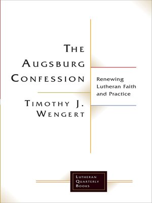 cover image of The Augsburg Confession